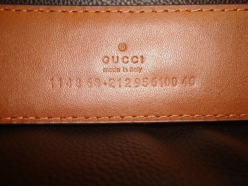 gucci belt bag serial number